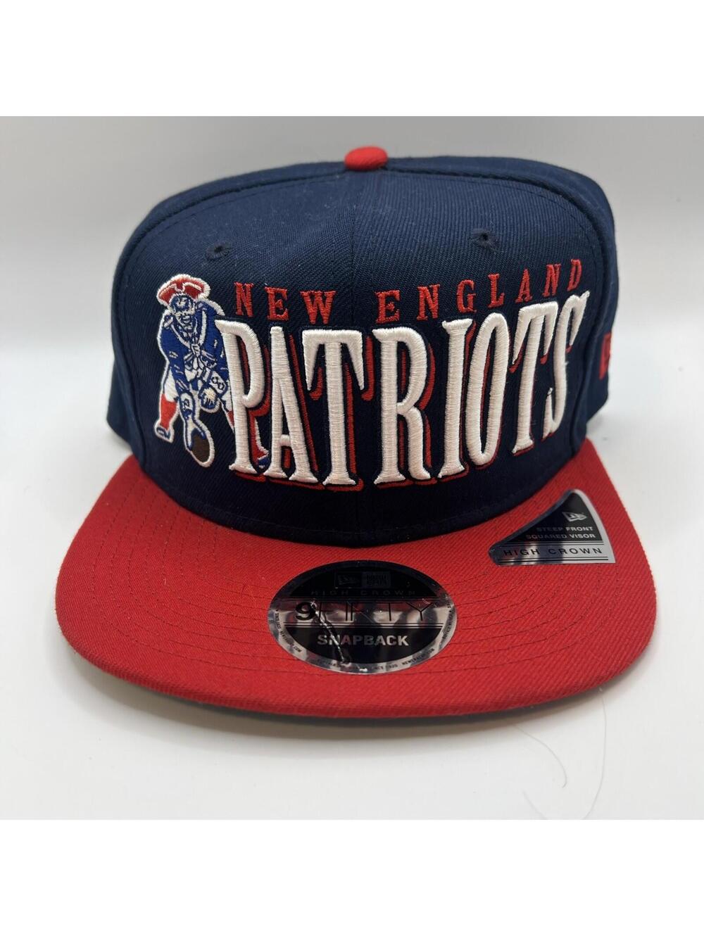 9fifty SnapBack New Era New England Patriots High Crown 1 Size Fits Most